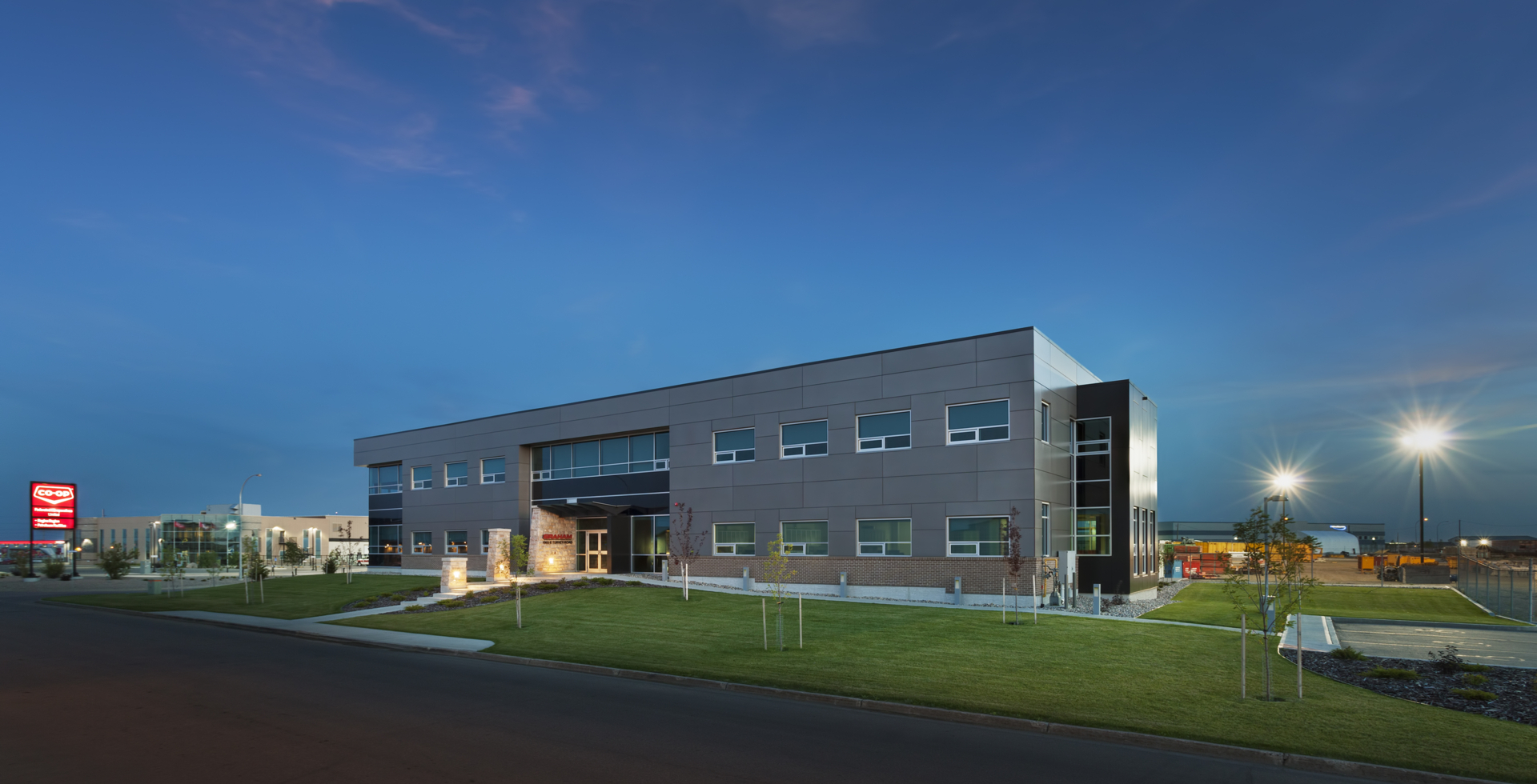 An image depicting P3A's Graham Construction Regina District Head Office project.