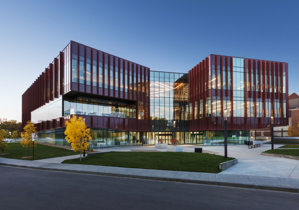 An image of P3A's Conexus Credit Union Head Office project.