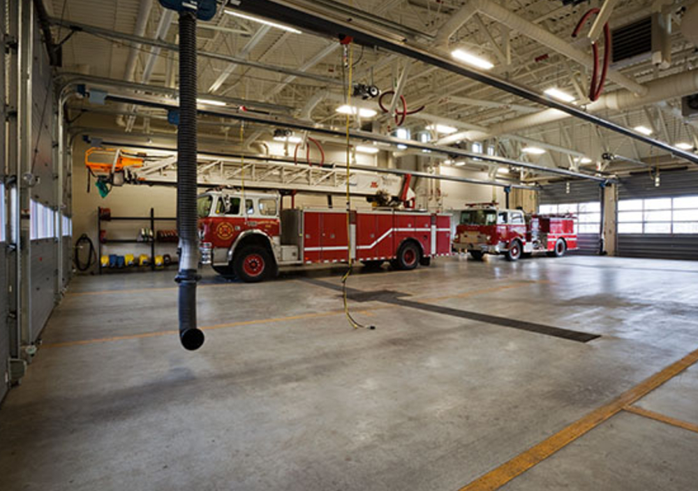 An image of P3A's Regina Fire Station no.4 project.