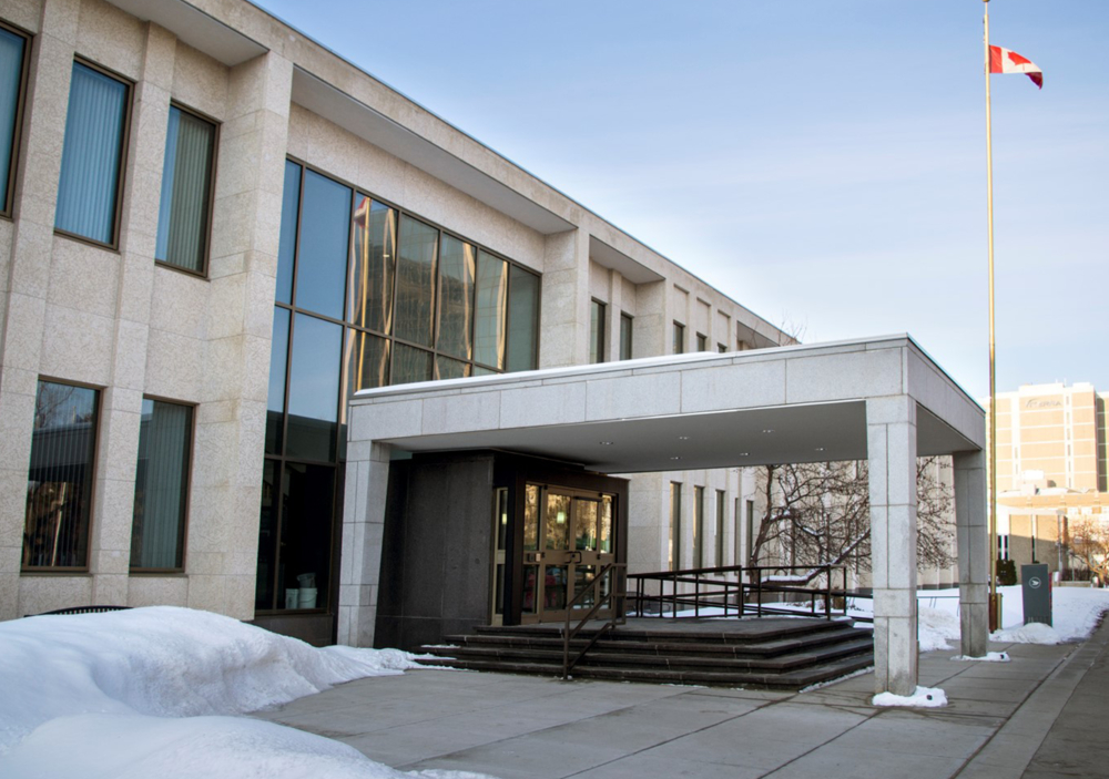 An image of P3A's Regina Court House project.