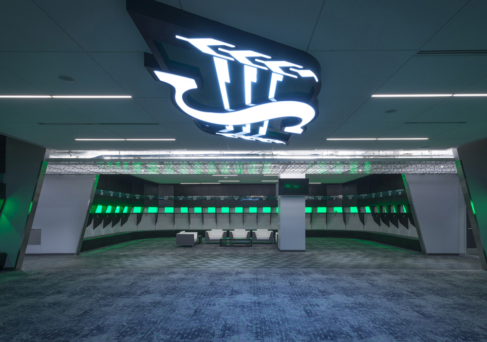 An image of P3A's Saskatchewan Roughrider Football Club project.