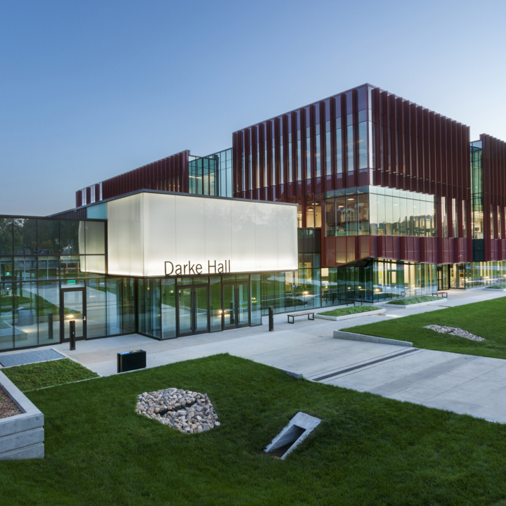 An image of P3A's Conexus Credit Union Head Office project.