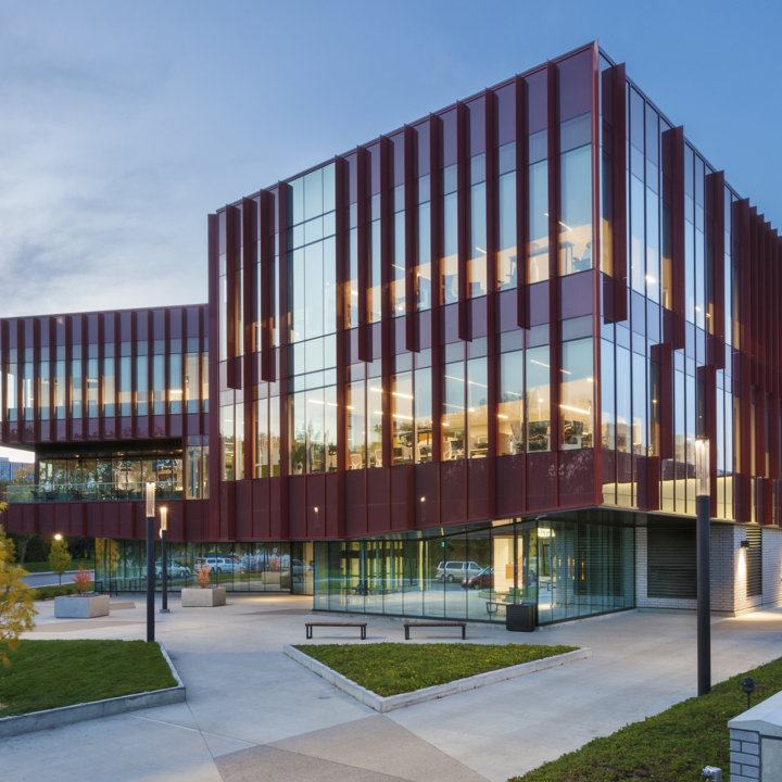 An image of P3A's Conexus Credit Union Head Office project.