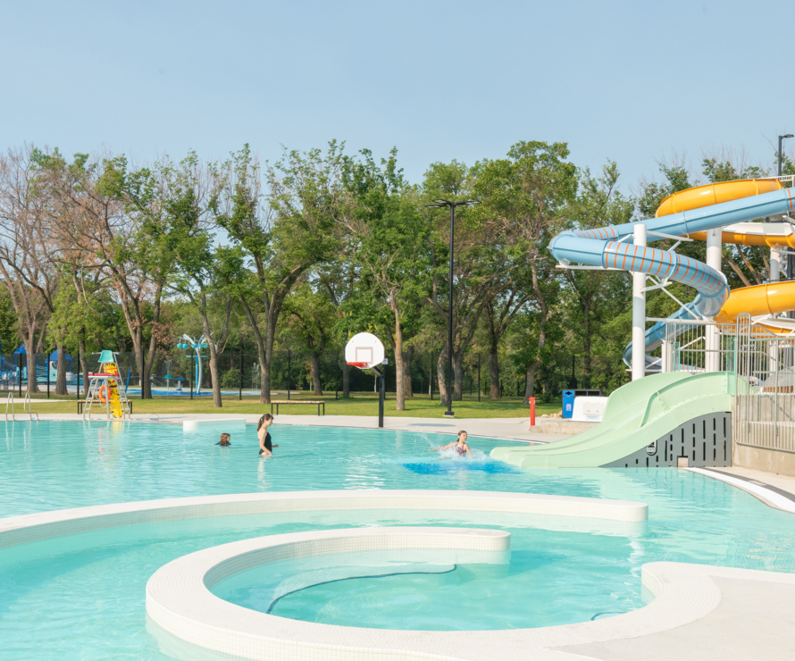An image of P3A's Wascana Park Outdoor Pool project.