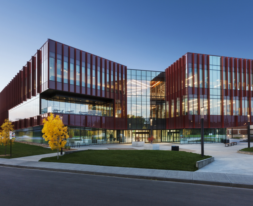 An image depicitng P3A's Conexus Credit Union Head Office project.