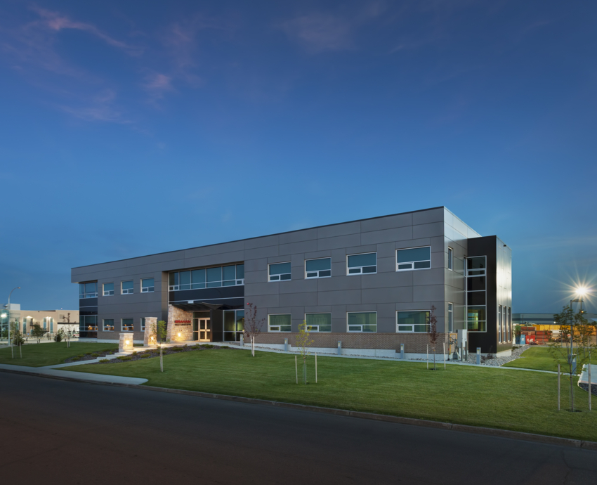 An image depicitng P3A's Graham Construction Regina District Head Office project.