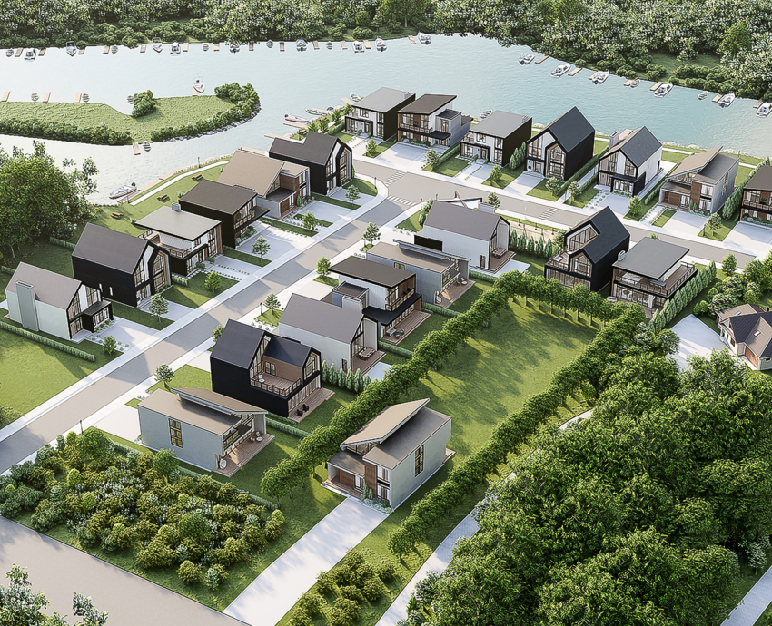An image depicitng P3A's Muskoka Development project.